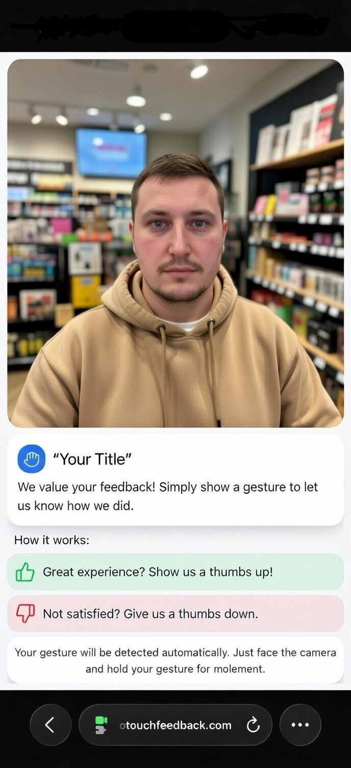 NoTouchFeedback in action